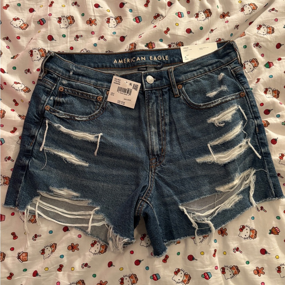 American Eagle Ripped Perfect Jean Shorts